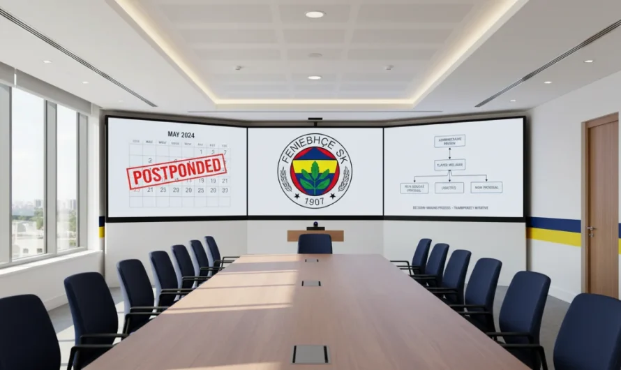 Fenerbahçe Yüksek Divan Kurulu Toplantısı Yeni Tarihe Alındı