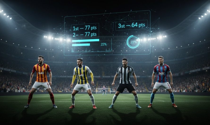 Süper Lig’de Yapay Zeka İle Şampiyonluk Tahminleri: Galatasaray’ın Üstünlüğü