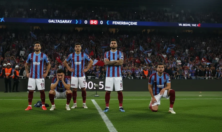 Trabzonspor, Galatasaray Maçı Öncesi Kritikte Sarı Kart Sınırında Olan Futbolcuları Belirledi