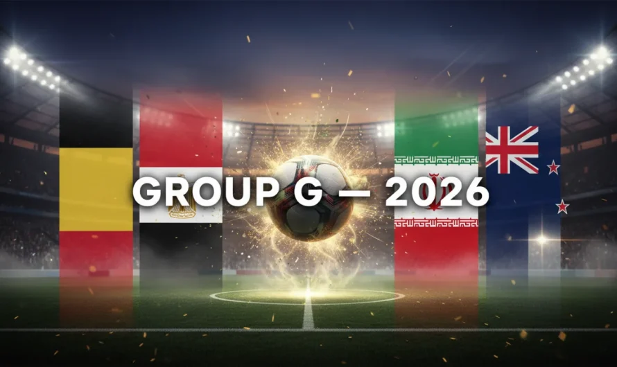 2026 Dünya Kupası G Grubu: Belçika, Mısır, İran ve Yeni Zelanda Rekabeti