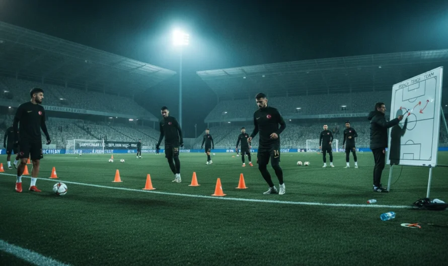 Galatasaray’da Lille Maçı Öncesi Taktik Mesai